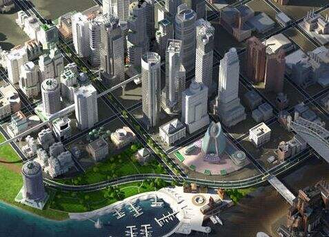《模拟城市5》无污染电子城建设