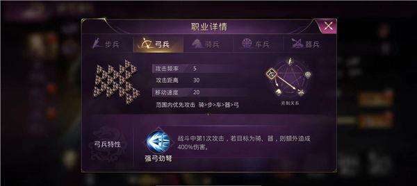 《战国梦》兵种相克关系介绍