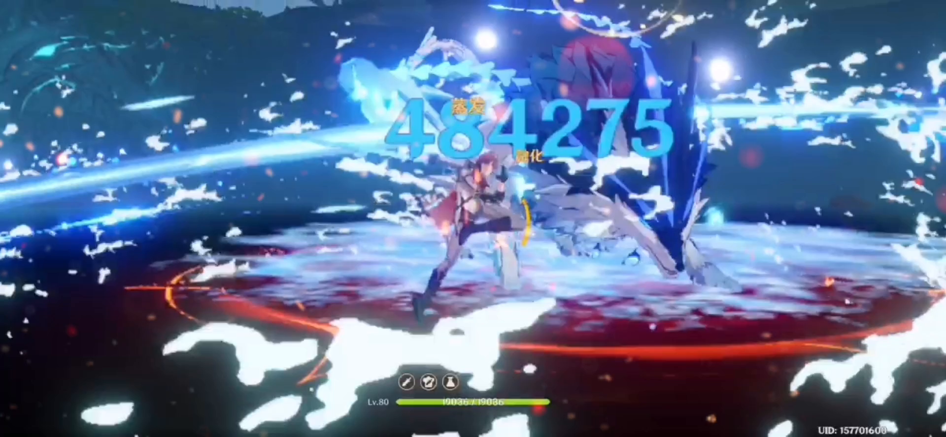 原神：萌新等级8（世界）瞬秒北风狼王