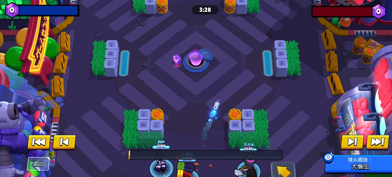 荒野乱斗（腾讯版）：铲子全程蛇皮浪，最后一波极限反杀