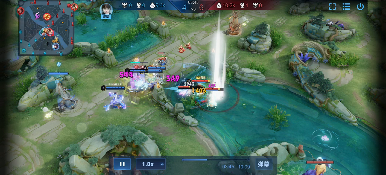 王者荣耀：游戏内遇到透视外挂车队 1