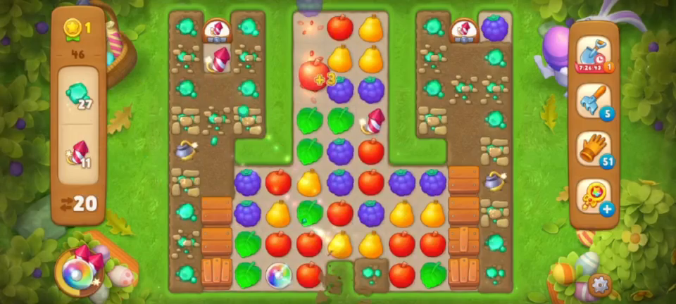 梦幻花园：梦幻花园黄金杯第46关