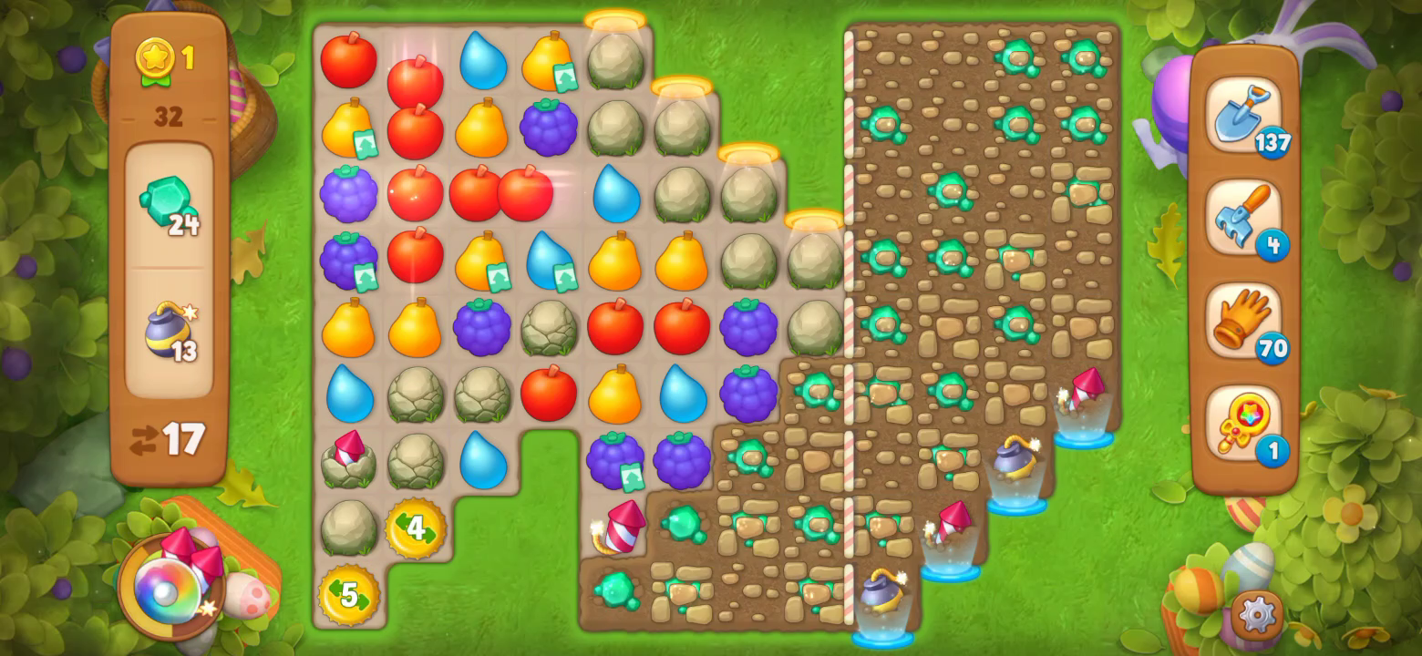 梦幻花园：梦幻花园之黄金杯关卡32