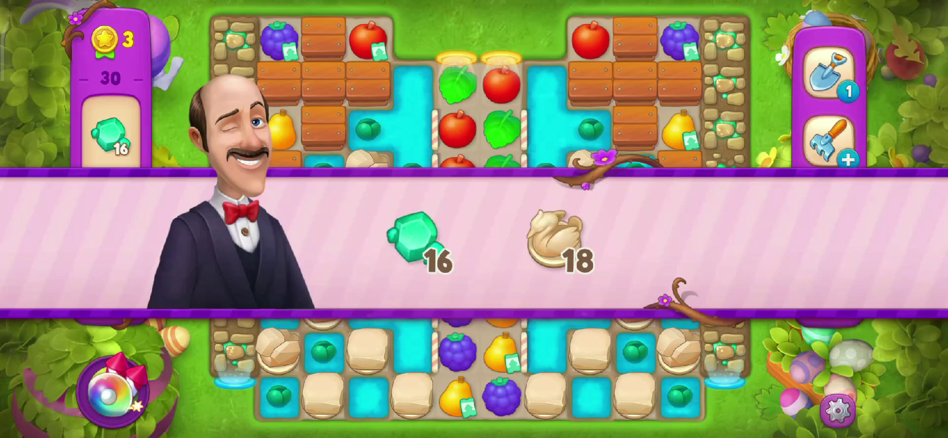 梦幻花园：(27)梦幻花园黄金杯第30关