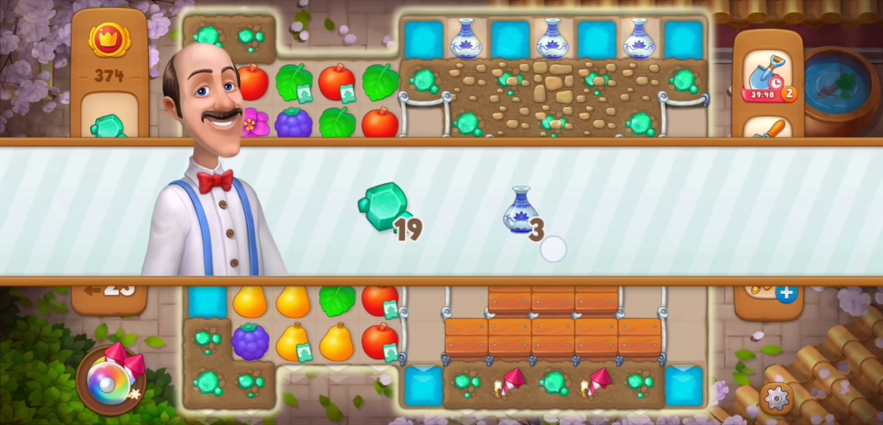 梦幻花园：梦幻花园之故宫第374关卡视频