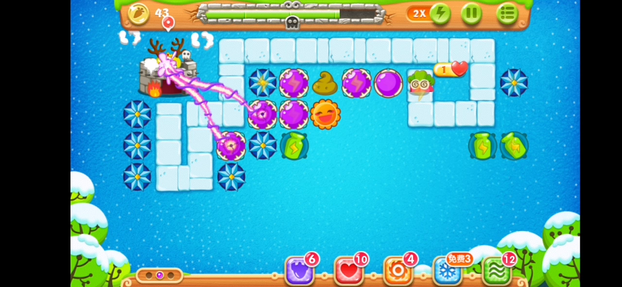 保卫萝卜2：第85关，bug