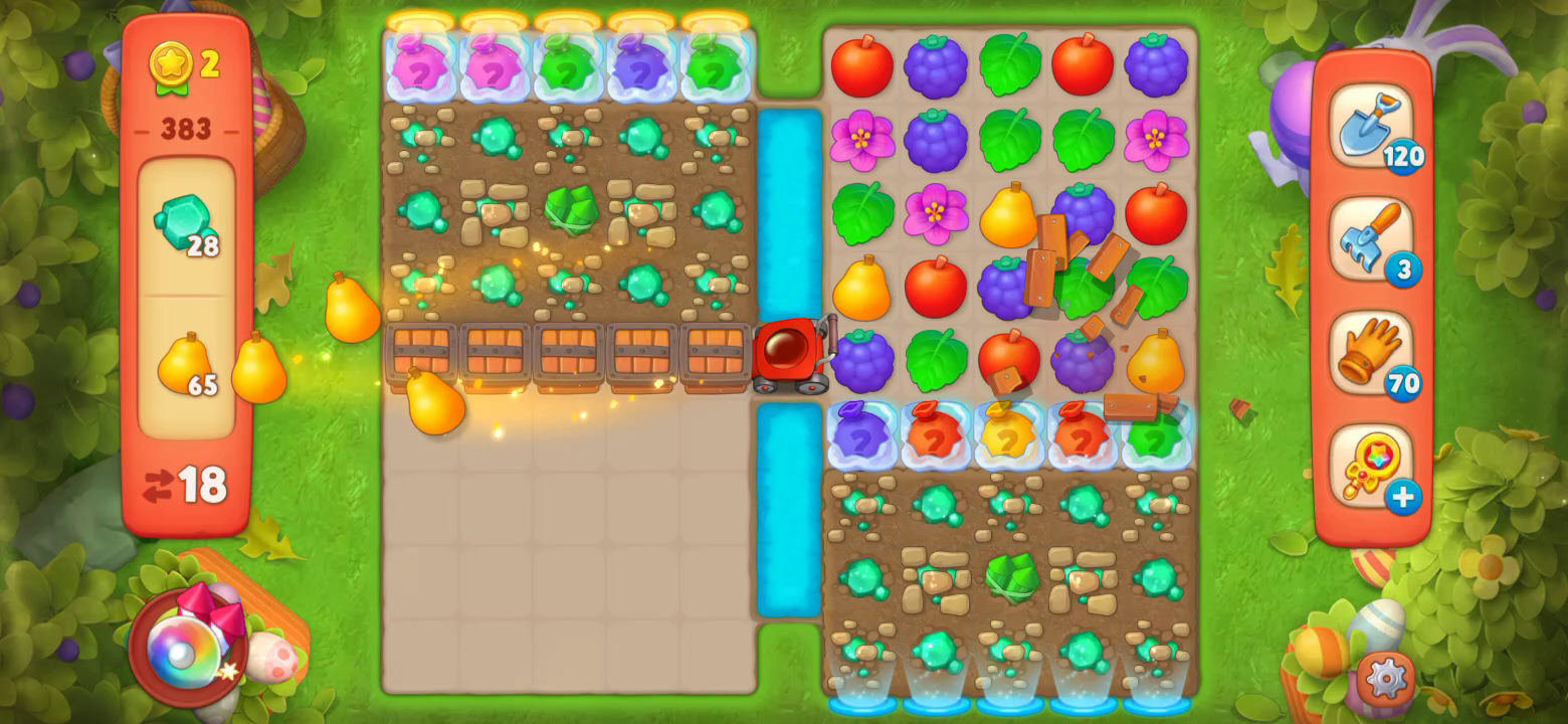 梦幻花园：【梦幻花园】之黄金杯第383关攻略