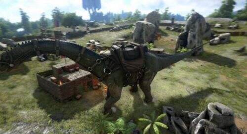 方舟生存进化手游泰坦龙单挑攻略