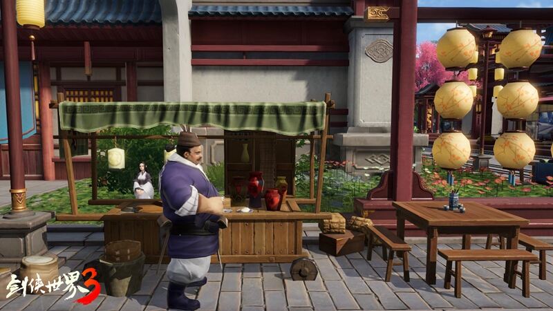 与武林高手做朋友 《剑侠世界3》NPC互动玩法曝光