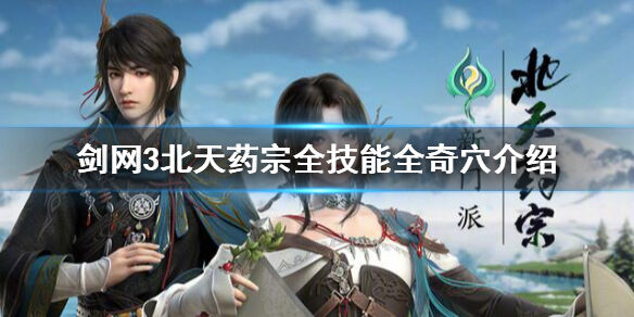 北天药宗全技能全奇穴介绍