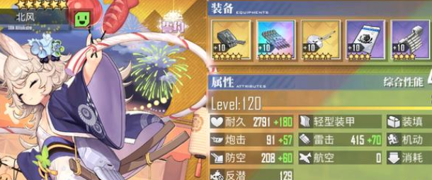 《碧蓝航线》装备属性详解