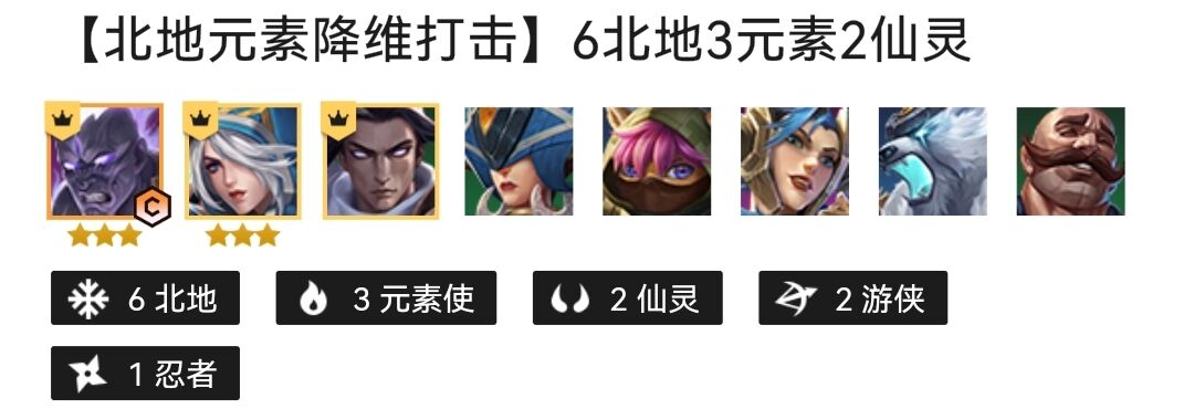 金铲铲之战哪个阵容克制忍者 极地阵容解析