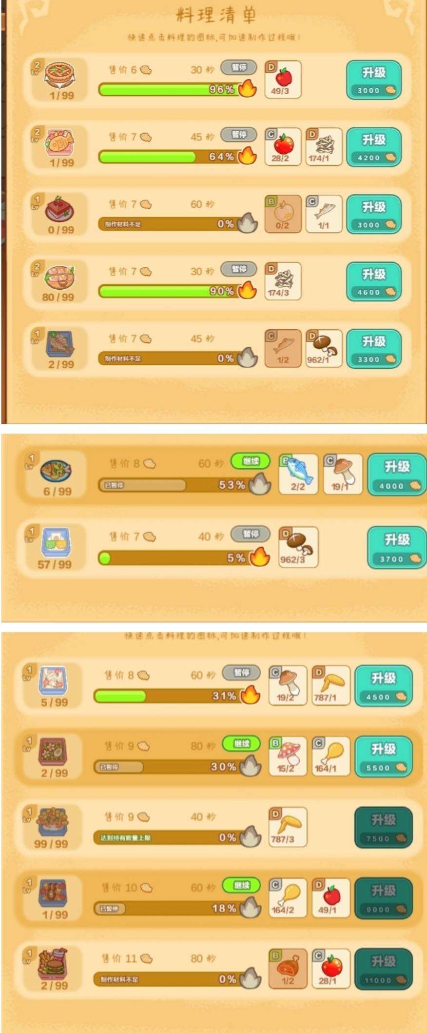 猫旅馆物语菜谱解锁