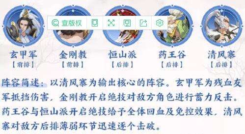 《武林闲侠》清风寨花荣阵容怎么搭配 清风寨花荣阵容搭配攻略