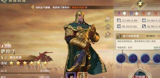 《文明与征服》战魂萨拉丁强度怎么样 战魂萨拉丁强度分享