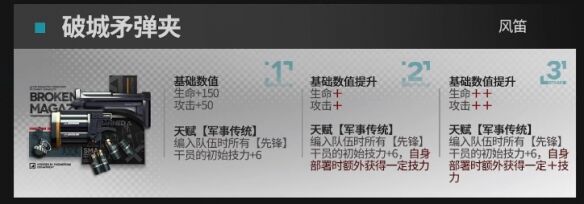 《明日方舟》风笛升级模组如何 风笛升级模组介绍