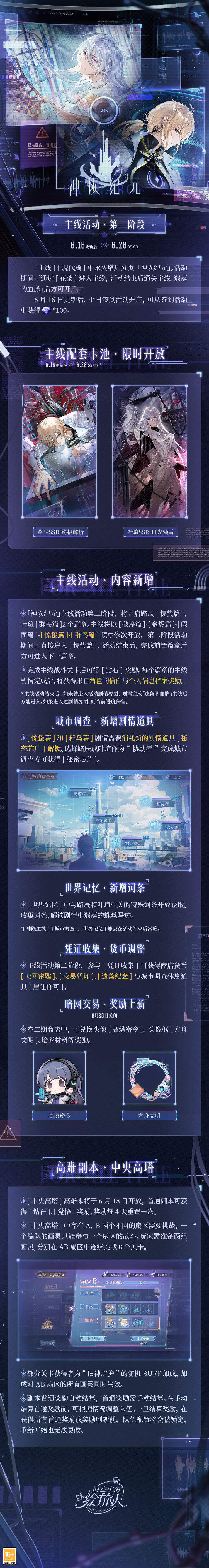 《时空中的绘旅人》神陨纪元第二阶段活动怎么玩 神陨纪元第二阶段主线玩法