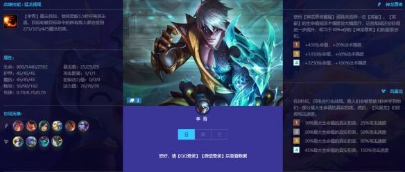 《金铲铲之战》巨龙之巢李青怎么样 巨龙之巢李青介绍