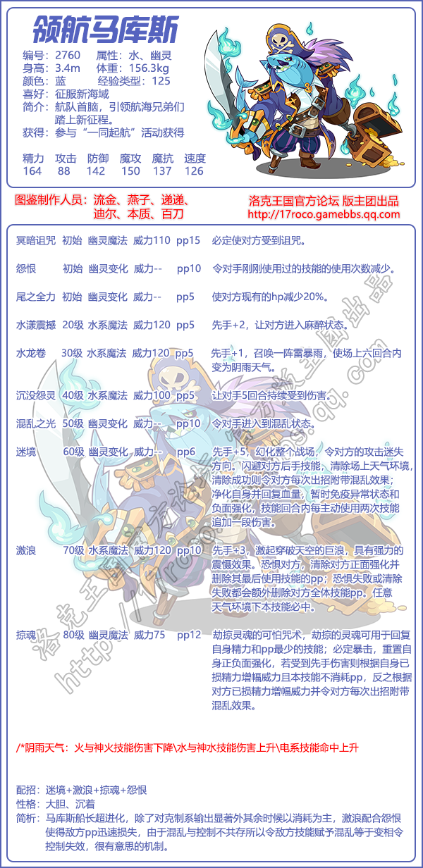 洛克王国领航马库斯加点推荐 亲密度怎么加点