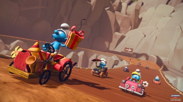 法国开发商Microids新作《蓝精灵卡丁车》游戏截图颁布