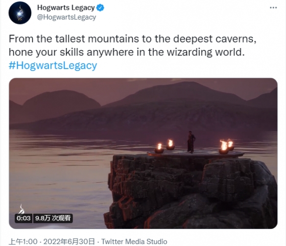 魔幻RPG《霍格沃茨：遗产》颁布“湖边练功”实机画面