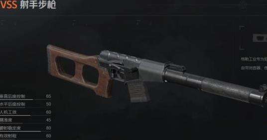 暗区突围VSS射手步枪如何 VSS射手步枪属性解析
