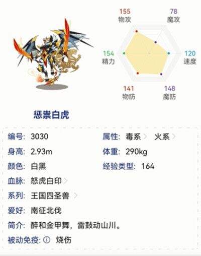洛克王国惩祟白虎技能怎么搭配 惩祟白虎配招推荐