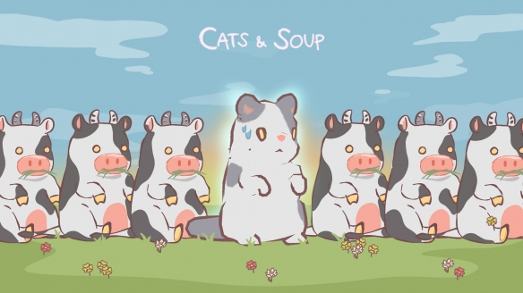 治愈放置型游戏《猫咪和汤》新增「乳牛」猫咪