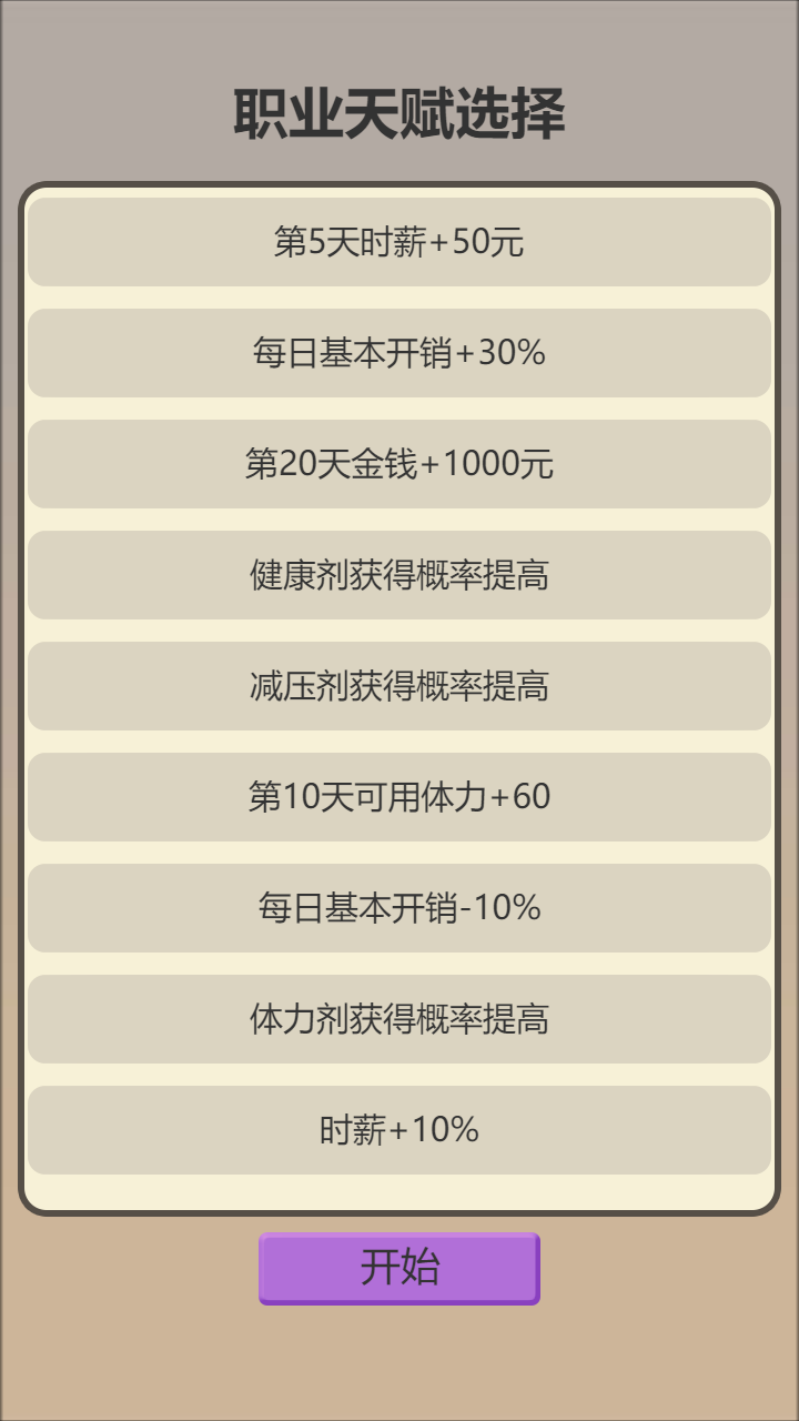 打工生存模拟器安装及配置说明