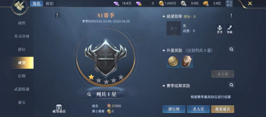 《黎明之海》威望系统怎么样 威望玩法详情