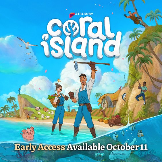 農場休閑模擬游戲《珊瑚島》10月11日開啟搶先體