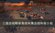《三国志战略版》袁绍朱儁沮授阵容怎么样 袁绍朱儁沮授阵容介绍