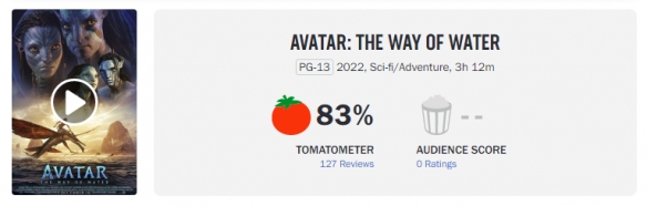 《阿凡达2》外媒口碑解禁！12月16日正式上映