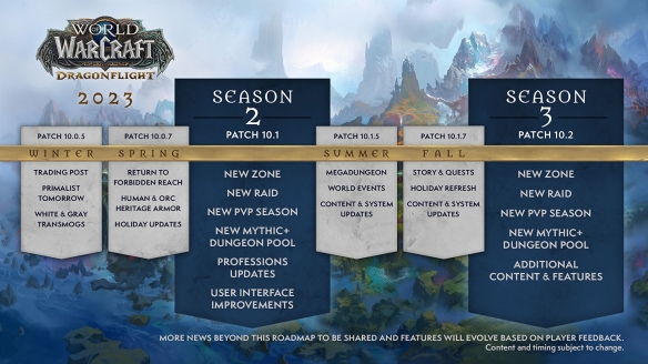 《魔獸世界》2023年更新路線圖公布 將添加新事件