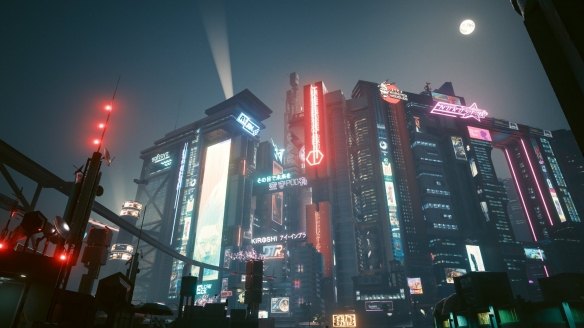 画质惊人！《赛博朋克2077》分享画质拉满的夜之城截图