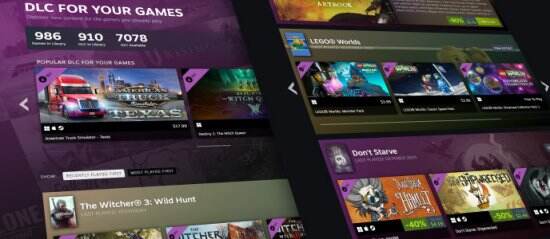 Steam实验室上线最新实验功能：“DLC探索中心”