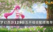 《梦幻西游》129级五开怎么玩 129级五开组合配搭推荐