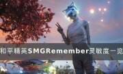 《和平精英》SMGRemember灵敏度怎么调 SMGRemember灵敏度一览