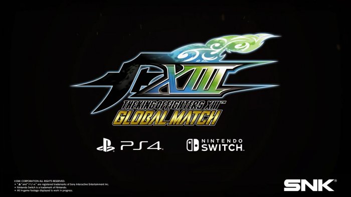 《拳皇13：全世界对决》正式颁布 登陆PS/Switch平台
