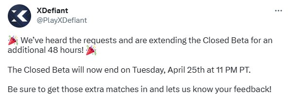 育碧免费FPS《不羁联盟》删档测试延长至4月26日