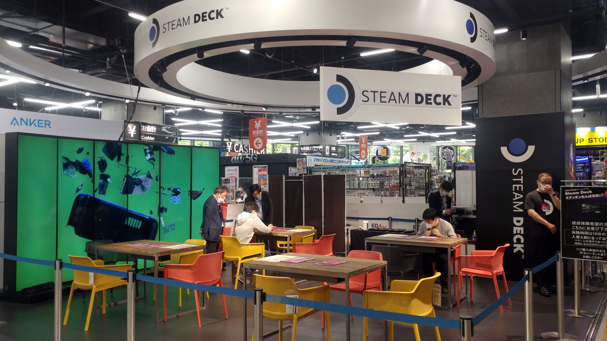日本首家Steamdeck掌机实体店开业！外媒分享现场照