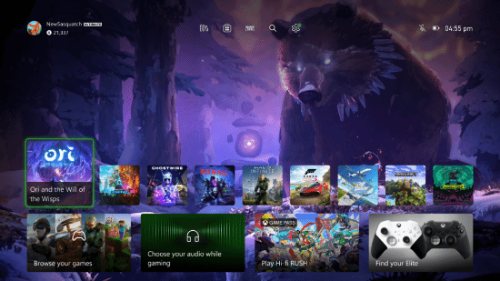 Xbox新UI正式颁布！图标终于不挡壁纸了