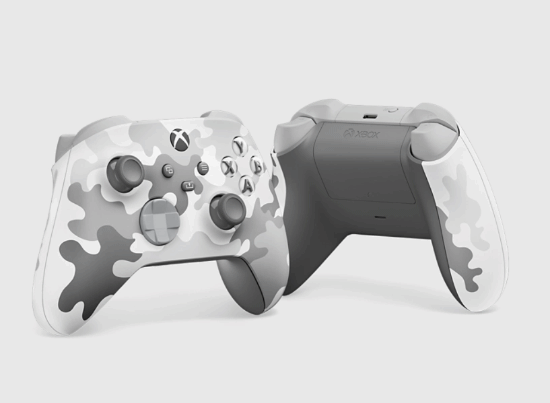 Xbox手柄新配色“北极迷彩” 白灰配色、精致迷人