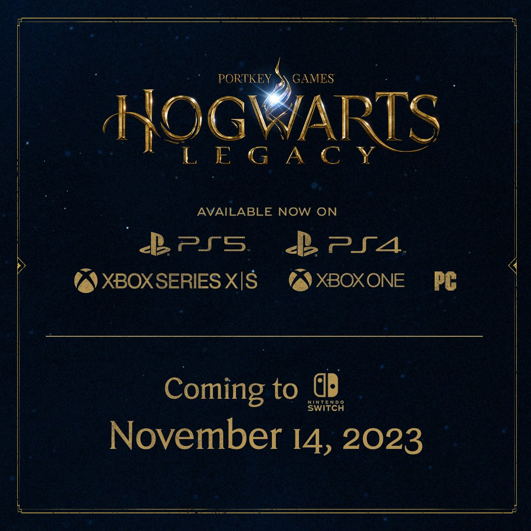 《霍格沃茨之遗》Switch版确定将延期至11月发售！
