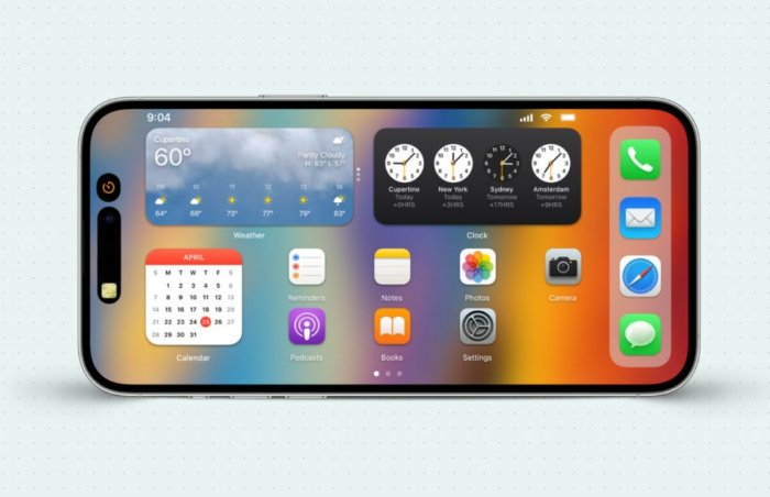 苹果即将推出的iOS 17将改进锁屏界面 iPhone或变成“家居智能屏幕”