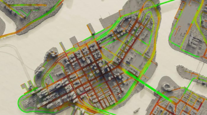 《城市：天际线2》新视频展示交通AI系统和寻路算法