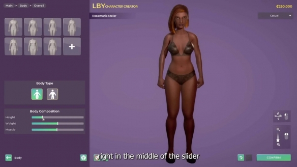 P社全新类“模拟人生”游戏《你的人生》发布预告介绍身体定制功能