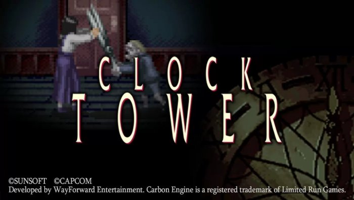 经典恐怖冒险游戏《钟楼》将推出PC与家用主机移植版