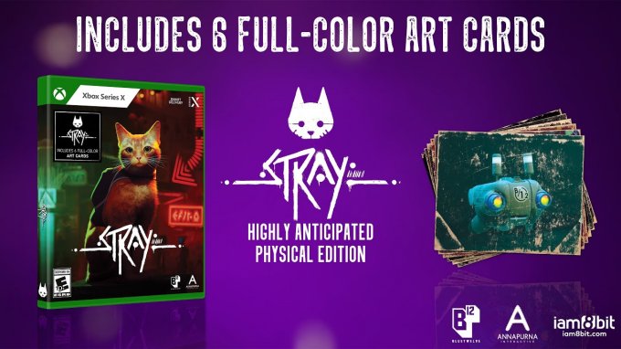 《Stray》Xbox实体版11月7日上市 附带6张全彩艺术卡