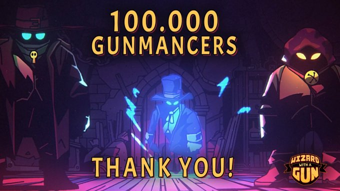 沙盒保管游戏《荒野枪巫》上线一周内玩家总数突破10万人！